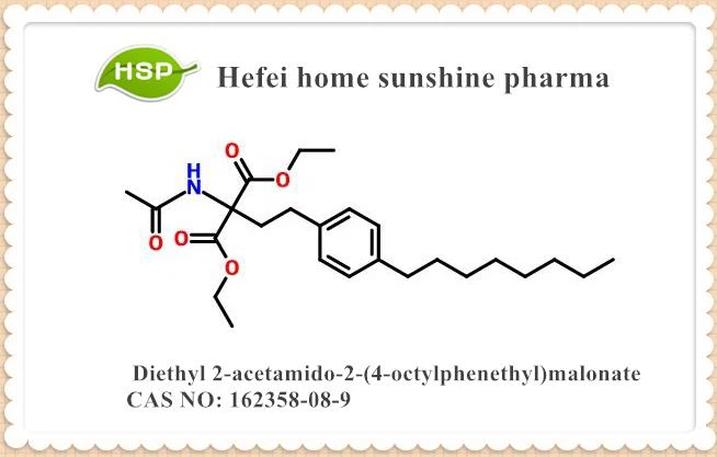 Déthyle 2-acétamido-2-(4-octylphényéthyl)malonate CAS 162358-08-9