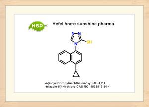4- (4-cyclopropylnaphtalén-1-yl) -1H-1,2,4-triazole-5 (4H) -thione CAS 1533519-84-4