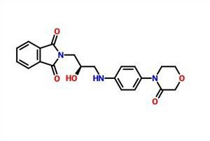 2 - [(2R) -2-hydroxy-3 - {[4- (3-oxomorpholin-4-yl) phényl] amino} propyl] -1H-isoindole-1,3 (2H) -dione CAS 446292-07- 5