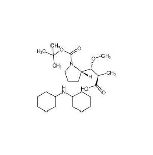 2 - Acide pyrrolidinepropanoïque, {{2}} - [({{2}}, {{2}} - diméthyléthoxy) carbonyl] -β-méthoxy- α-méthyl-, (αR, βR, 2 S) -, Compd. Avec N-cyclohexylcyclohexanamine CAS {{{2}} 3694 2 7-40-6
