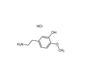 Chlorhydrate de 3-hydroxy-4-méthoxyphénéthylamine CAS 645-33-0