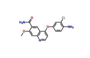 4- (4-amino-3-chlorophénoxy) -7-méthoxyquinoléine-6-carboxamide CAS 417722-93-1