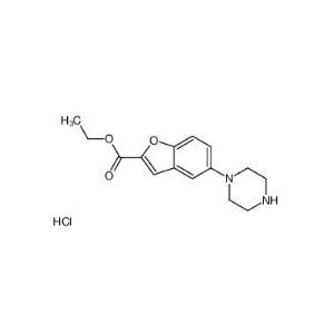 5- (1-pipérazinyl) -2-Benzofurancarboxylic Acid Ethyl Ester Monohydrochloride CAS 765935-67-9