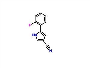 5- (2-fluorophényl) -1H-pyrrole-3-carbonitrile CAS 1240948-77-9