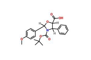 Acide (4S, 5R) -3-tert-butoxycarbony-2- (4-anisyl) -4-phényl-5-oxazolidinecarboxylique CAS 155396-69-3 / CAS 196404-55-4