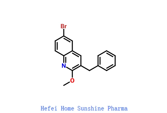3-benzyl-6-bromo-2-méthoxyquinoléine CAS 654655-69-3