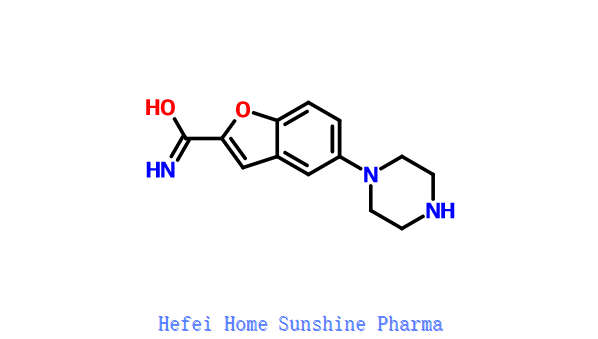 5-(1-Pipérazinyl)benzofurane-2-carboxamide CAS 183288-46-2