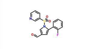 5-(2-fluorophényl)-1-(3-pyridinylsulfonyl)-1H-pyrrole-3-carboxaldéhyde 881677-11-8