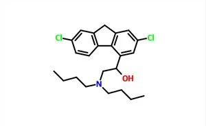2,7-Dichloro-alpha-[(dibutylamino)méthyl]-9H-fluorène-4-méthanol CAS 69759-61-1