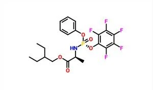 2-éthylbutyl(S)-(perfluorophénoxy)(phénoxy)phosphoryl)-L-alaninate CAS 1911578-98-7