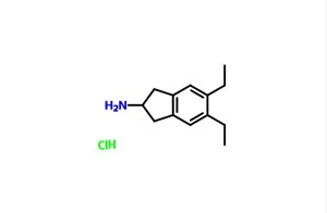 Chlorhydrate de 5,6-diéthyl-2,3-dihydro-1H-indén-2-amine CAS 312753-53-0