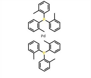 Bis[Tris(2-méthylphényl)phosphine]palladium CAS 69861-71-8
