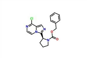 (S)-benzyl 2-(8-chloroimidazo[1,5-a]pyrazin-3-yl)pyrrolidine-1-carboxylate CAS 1418307-18-2