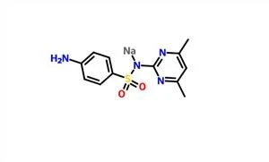 Sel de sodium de sulfaméthazine CAS 1981-58-4