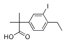 2-(4-éthyl-3-iodophényl)-2-acide méthylpropanoïque CAS 1256584-73-2