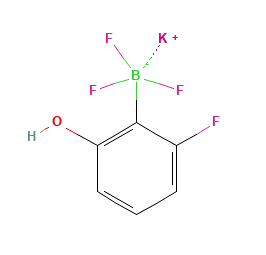 Trifluoro(2-fluoro-6-hydroxyphényl)borate de potassium CAS 2252415-10-2